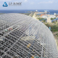 Prefabricated Steel Space Frame Coal Storage Arch Grid Roof Structure